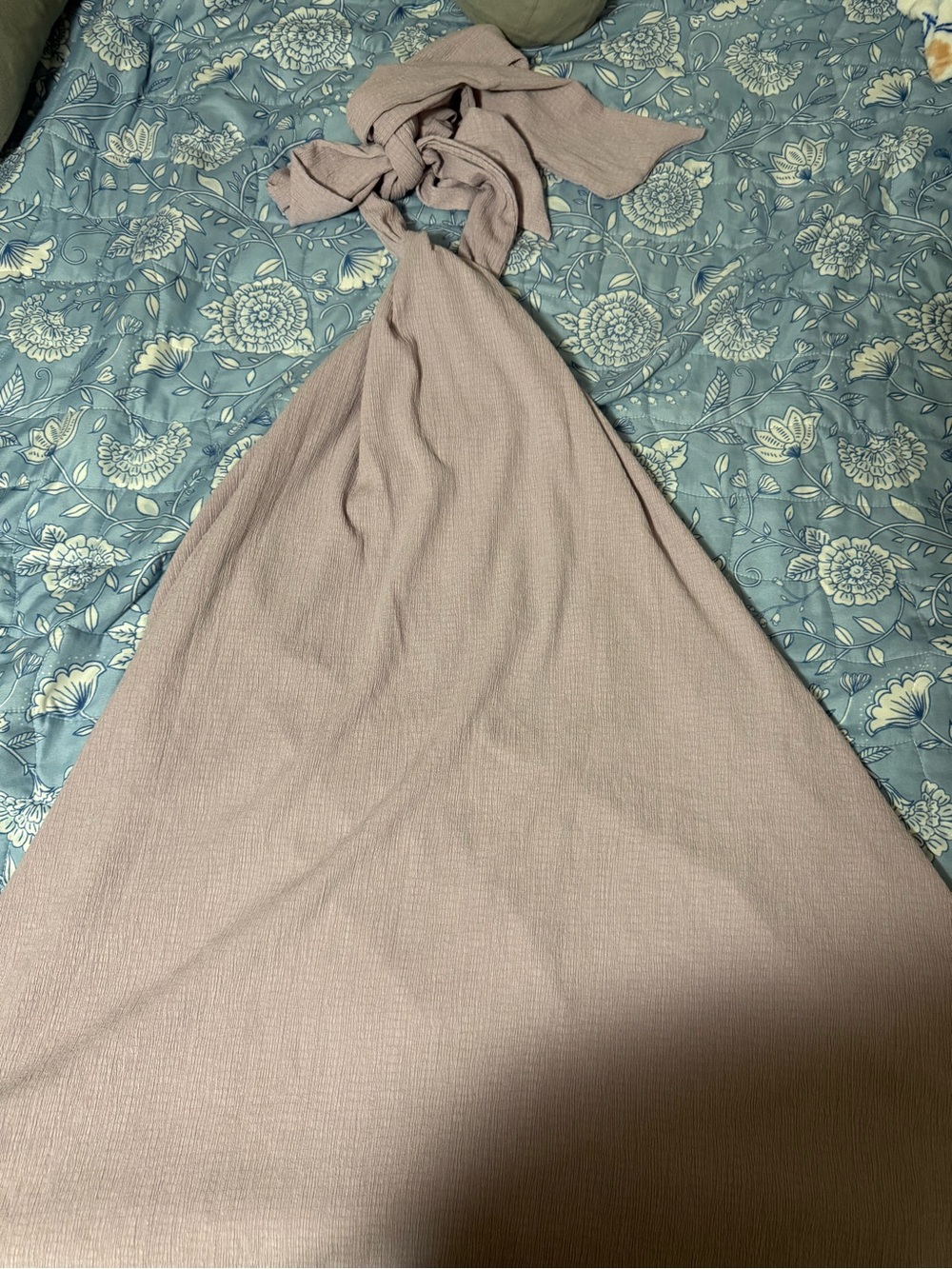 H&M Lilac Textured Halter Camisole dress